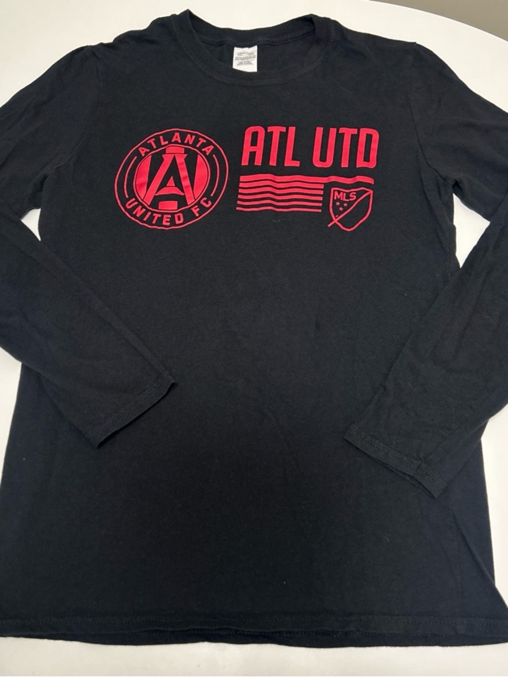 Atlanta United FC black long sleeve shirt cotton size small unisex New